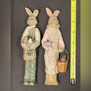Rabbit Couple by Papel like new no chips scratches or breaks perfect condition